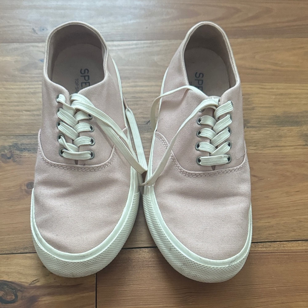 Sperry Blush Canvas Sneakers